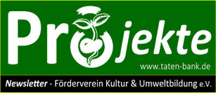 Projekte-Newsletter Förderverein Kultur und Umweltbildung