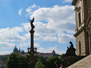 der Friedensengel an der Moldau