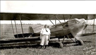 S. Girėnas mit seinem Flugzeug, USA 1932 (6)