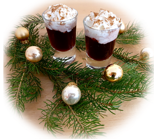 Kirschlikör, Weihnachtslikör, Likör mit Sahne