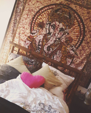 Karmandala Wandbehang mit Lord Ganesha