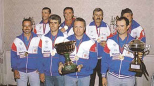 1999 Trofeo 6 Nazioni Svizzera : La Cannisti Castel Maggiore Fly Mustad porta l'oro all'Italia! : Armiraglio Giancarlo, Ferrari Vanni, Bertazzini Michele, Vanoli Fulvio, Magli Claudio, Morisi Luciano, Tarterini Umberto, Straniero Ottavio.