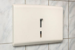 Toilet seat cover dispenser with lever