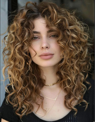 Professioneller Curl Cut für Naturlocken