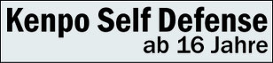 American Kenpo Self-Defense ab 16 Jahre