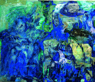 Gemälde Christel Fausel, 2012. Bildquellen: Christel Fausel, Haus der Geschichte Baden Württemberg