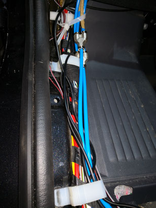 Der Weg zu den Armaturen