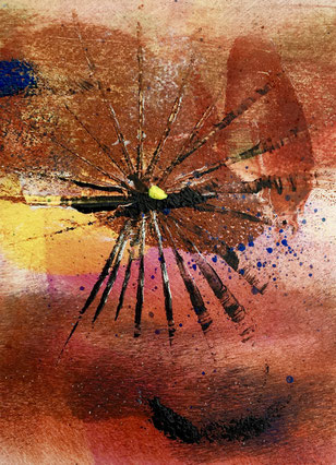Playful rhythms, 2018, tecnica mista, 10 x 13 cm