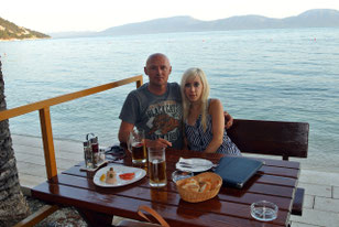 Abendessen - fast schon kitschig...