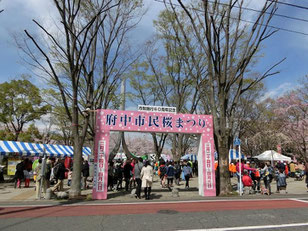 府中市民桜まつり,大國魂神社