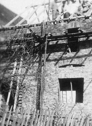 Bild: Wünschendorf Erzgebirge Münzner Gaststätte 1945