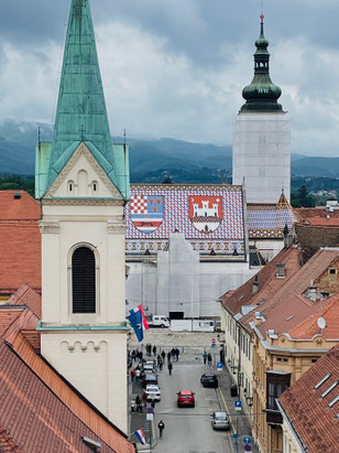Zagreb von seiner schönsten Seite - trotz Baugerüst 