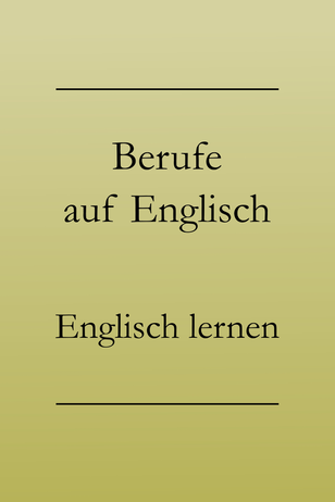Über Berufe und Arbeit sprechen auf Englisch. #englischlernen