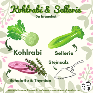 Kohlrabi & Sellerie fermentieren - Lege dein Gemüse ein!