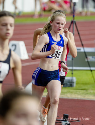 Nike Dangelmaier hat die DM-Norm im 300-m-Hürdenlauf auf Anhieb unterboten. (Foto: Jan-Hendrik Ridder)