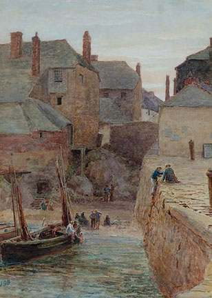 James George Bingley  'St Ives, Cornwall' (1875)