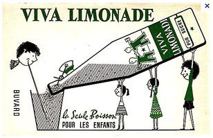 Buvard limonade Viva