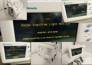 EKG Monitor Datex-Ohmeda Light Solo Display für Medizin und Praxis