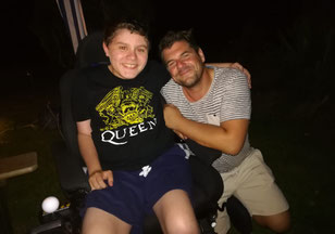 Aaron mit Björn