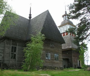 Blockhaus, Holzhaus, Holz, Kirche, Haus, Architektenhaus, Blockhaus, Blockhaus bauen, Fertighaus, Steinhaus, Nachhaltige Bauweise, Nachhaltig bauen, Lebensdauer, Fundament, Holzschutz, Sockel, Hauswand, Chemische Holzschutz