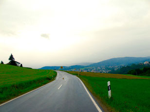 Viechtach schon in Sichtweite