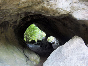 Quackenschloß, Adlerstein, zum Heiligen Bühl, Engelhardsberg, Ferienhaus am Klostergarten Gößweinstein, Fränkische Schweiz, Oberfranken, Franken, Bayern, Wandertour, Ausflug, Höhle, Durchgangshöhle