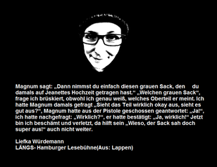 Längs - Die Hamburger Lesebühne - jeden 2. Samstag im Monat in der Mathilde Bar