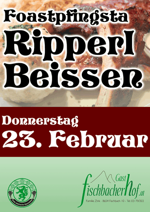 Ripperlbeissen Plakat 2017