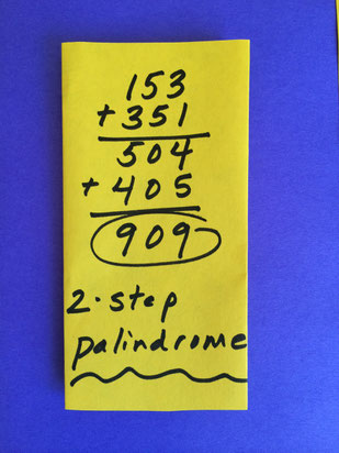 A Two Step Palindrome for Backward Day!