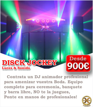 Contratar un dj para una boda en Cádiz
