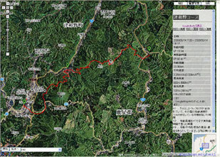 津和野コースグーグルマップ