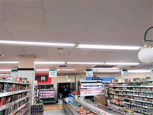 防カビ施工後の天井
