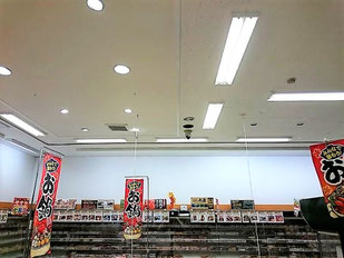 防カビ施工後の天井