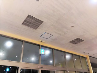 防カビ施工後の天井