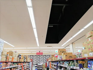 防カビ施工後の天井
