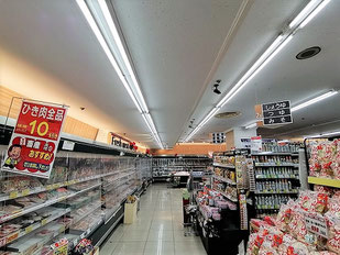 防カビ施工後の天井