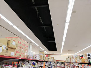 防カビ施工後の天井
