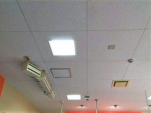 防カビ施工面は無色透明の仕上りです