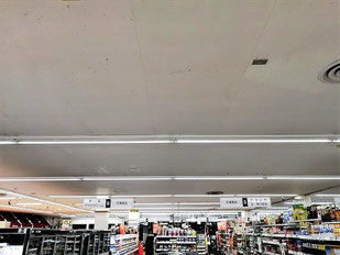 防カビ施工後の天井