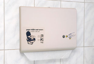 ABS no touch toilet seat dispenser