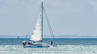 le 7 juillet, au port du Crouesty, Arzon