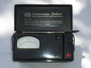 Hartmann & Braun Isolations Messgerät Typ. Isolavi