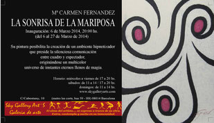 Exposición individual en Barcelona - Sky Gallery Art's - La sonrisa de la Mariposa