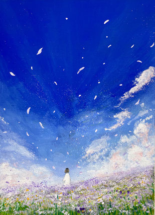 楽曲イメージ作品　「シオン」水彩画