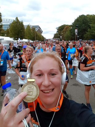 Selfie im Ziel