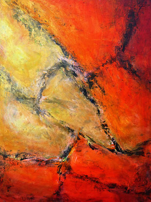 ohne Titel, Acryl auf Leinwand, 60x80cm BNr. 246