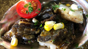センシビリータの魚介料理