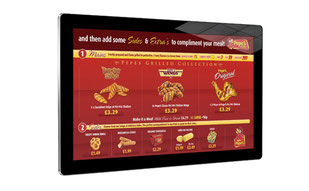 Menue Boards für Speisekarten Fast Food