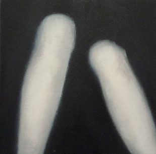 Beine 30x30cm 2009 oil on canvas