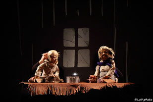 Affiche du spectacle Le Poisson d'Or des Marionnettes d'Angoulême